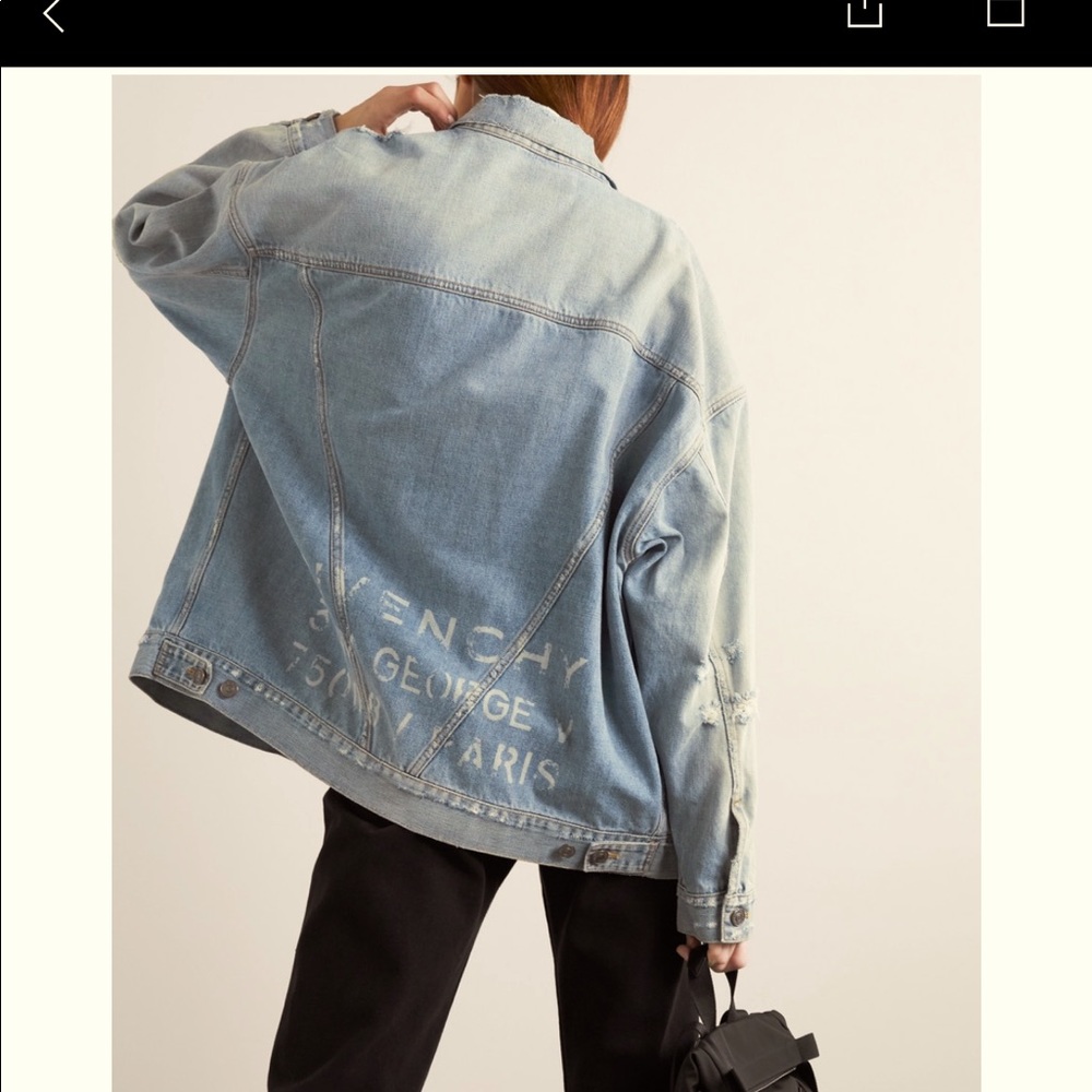 Jeans jacket Givenchy SOLD